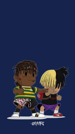 Xxxtentacion And Juice Wrld Anime Wallpaper