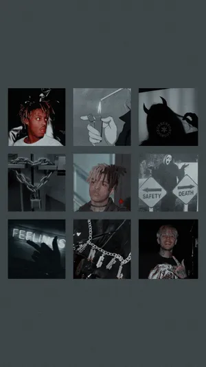 Xxxtentacion And Juice Wrld Collage Wallpaper