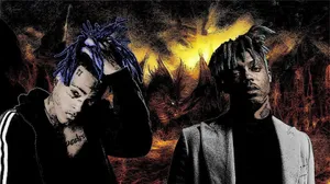 Xxxtentacion And Juice Wrld Together Wallpaper