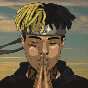 Xxxtentacion Anime Cartoon Ninja Headband Wallpaper