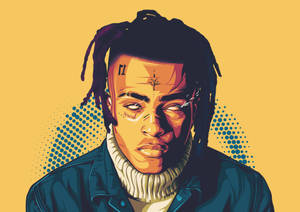 Xxxtentacion Anime Cartoon Yellow Wallpaper