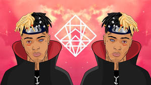 Xxxtentacion Anime Side To Side Art Wallpaper