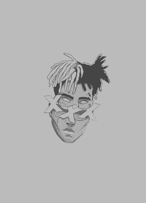 Xxxtentacion Portrait Sketch Wallpaper