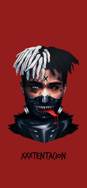 Xxxtentacion's Iconic Tokyo Ghoul Art Wallpaper