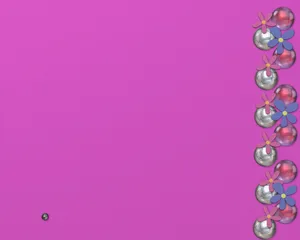 Y2k Aesthetic Pearls And Flowers Wallpaper