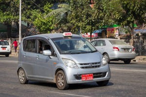 Yangon City Taxi Wallpaper