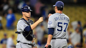 Yasmani Grandal Fist Bump Wallpaper