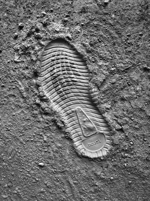 Yeezy Shoe Footprint Wallpaper