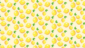 Yellow Aesthetic Lemon Collage For Computer Wallpaper