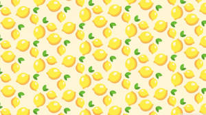 Yellow Aesthetic Lemon Computer Wallpaper