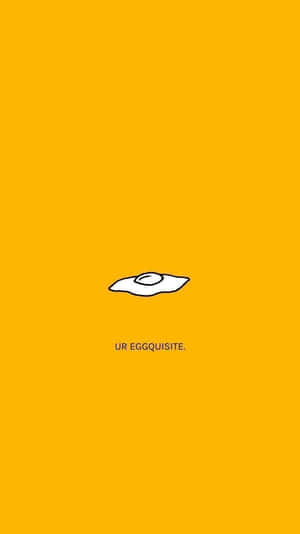 Yellow Aesthetic Phone Egg Wallpaper