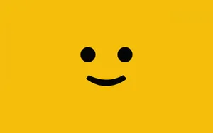 Yellow Aesthetic Smile Wallpaper