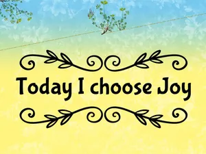 Yellow And Blue Joy Wallpaper