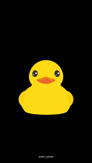 Yellow Baby Duck Wallpaper