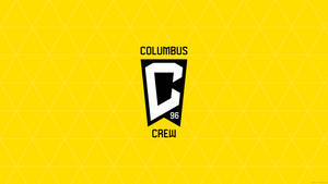 Yellow Background The Logo Of Columbus Crew Wallpaper