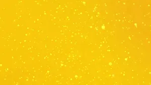 Yellow Background With Drops Of Water Wallpaper