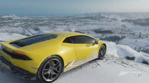 Yellow Car Forza Wallpaper