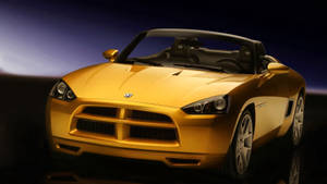 Yellow Dodge Demon Front View Wallpaper