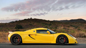 Yellow Hennessey Venom Gt Wallpaper