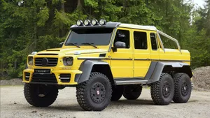 Yellow Mercedes Amg Suv Iphone Wallpaper