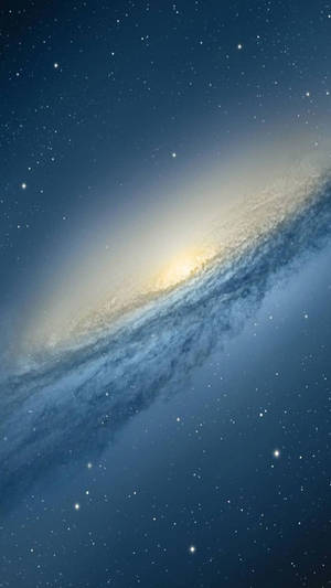 Yellow Milky Way Space Iphone Wallpaper