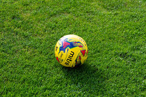 Yellow Mitre Football Hd Wallpaper