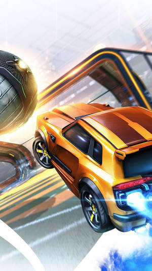 Yellow-orange Fennec Rocket League Iphone Wallpaper