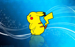 Yellow Plump Pikachu Wallpaper