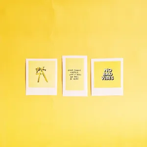 Yellow Polaroid Films Wallpaper
