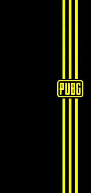 Yellow Stripes Pubg Logo Wallpaper