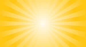 Yellow Sun Rays Digital Illustration Wallpaper