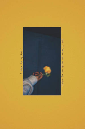 Yellow Vintage Aesthetic Wallpaper
