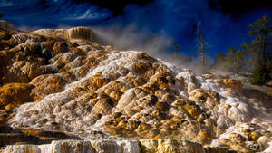 Yellowstone National Park Mammoth Springs Wallpaper