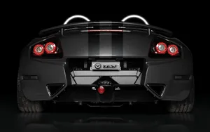 Yes Roadster Black Sports Car Wallpaper