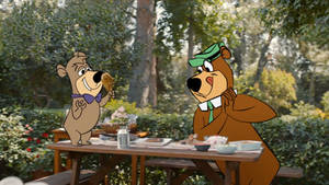 Yogi Bear Picnic Ad Wallpaper