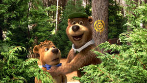 Yogi Bear Pie Stealing Plan Wallpaper