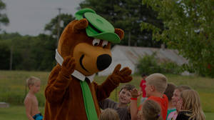 Yogi Bear With Kids Wallpaper