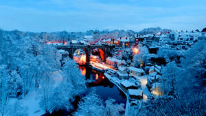 Yorkshire Knaresborough Viaduct Wallpaper