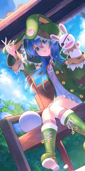 Yoshino Himekawa Rabbit Costume Wallpaper