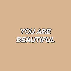 You Are Beautiful Bold Font Wallpaper