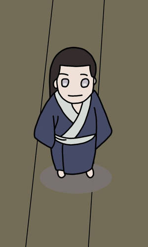 Young Chibi Neji Art Wallpaper