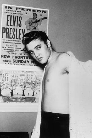 Young Elvis Presley Vintage Photo Wallpaper