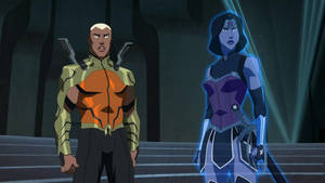 Young Justice Aqualad And Wonder Woman Wallpaper