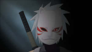 Young Kakashi Hatake With His Trademark Metal Plate Mask Wallpaper