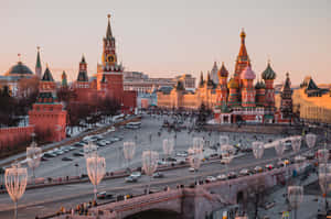 Young Man Relaxes In The Comfort Of His Home In Moscow, Russia Wallpaper