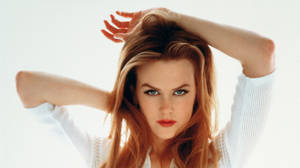 Young Nicole Kidman Celebrity Portrait Wallpaper