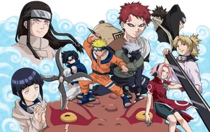 Young Ninja Naruto Characters Fan Art Wallpaper