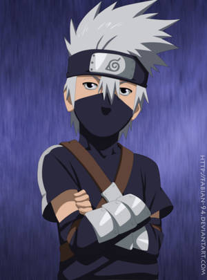 Young Version Hatake Kakashi Iphone Wallpaper