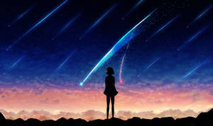 Your Name Anime Mitsuha Miyamizu Wallpaper