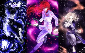 Yu Yu Hakusho Hiei, Kurama Genkai Wallpaper